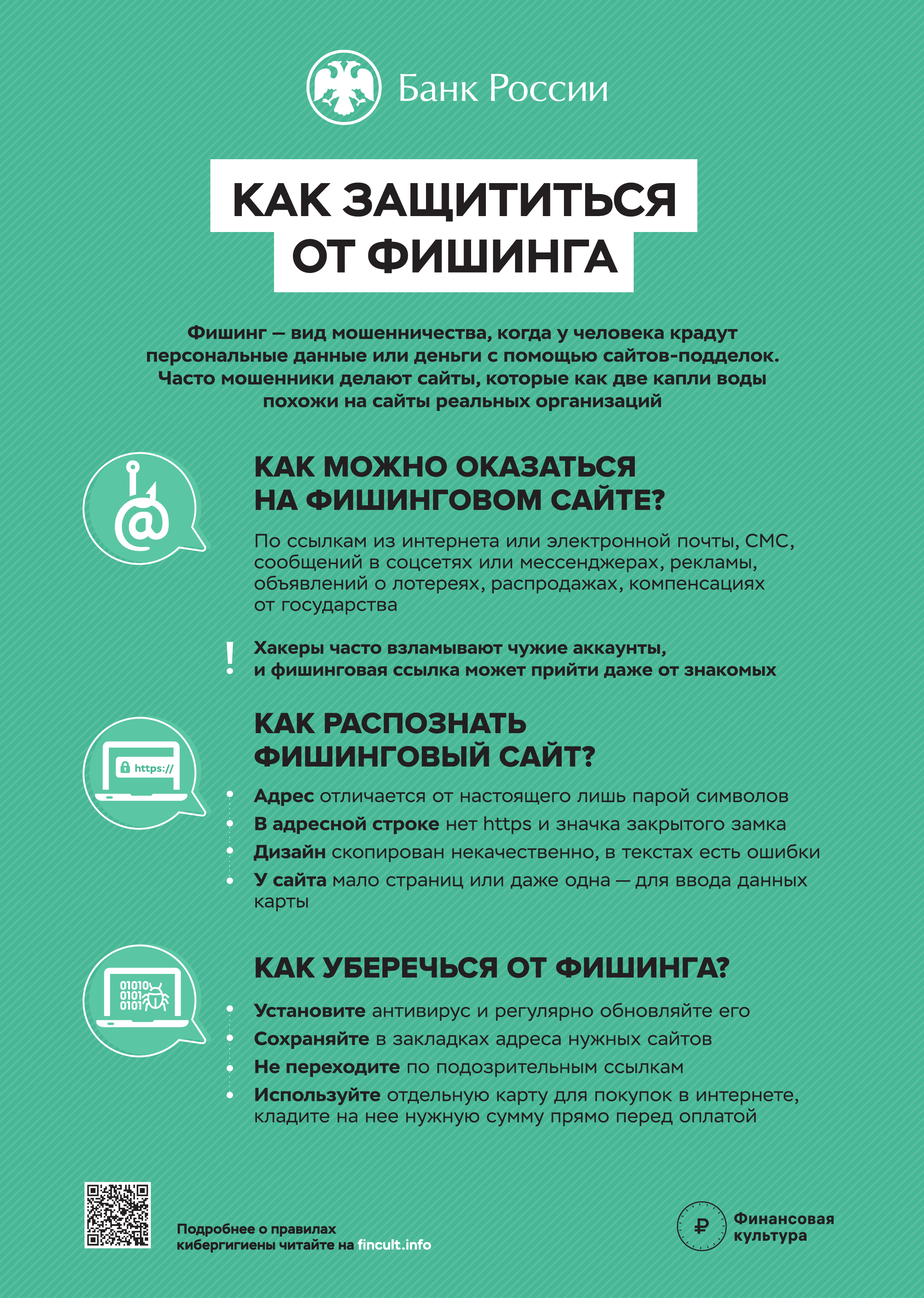 Как защититься от фишинга?.