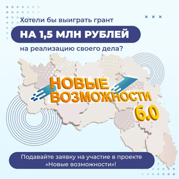 Шестой этап регионального проекта «Новые возможности&quot;.